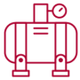 red air compressor icon
